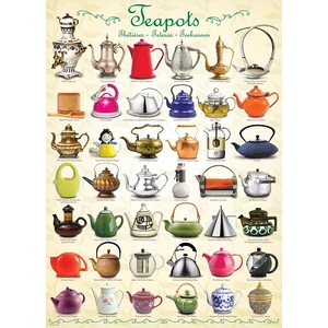 EuroGraphics 6000-0599 - Teapots - 1000 db-os puzzle