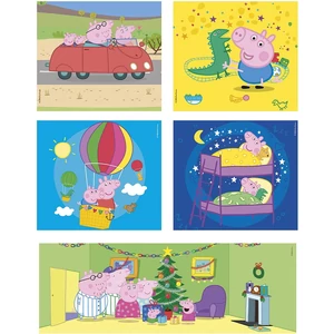Clementoni 20271 - Peppa malac - 10 az 1-ben Szuper színes puzzle (18, 30, 48, 60)