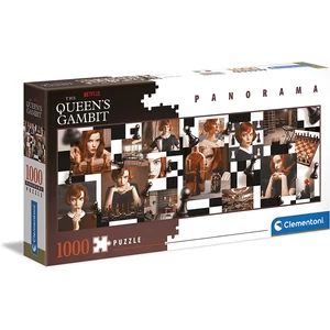 Clementoni 39696 - The Queens Gambit - A vezércsel - 1000 db-os panoráma puzzle