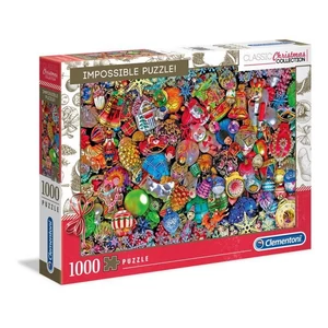 Clementoni 39585 - Karácsonyi díszek - 1000 db-os Classic Christmas Collection - A lehetetlen puzzle