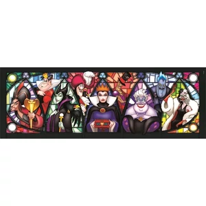 Clementoni 39872 - Panoráma puzzle - Disney gonoszak - 1000 db-os Compact puzzle