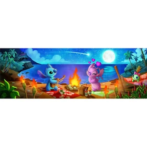 Clementoni 1000 db-os Compact Panoráma puzzle - Stitch (37061)