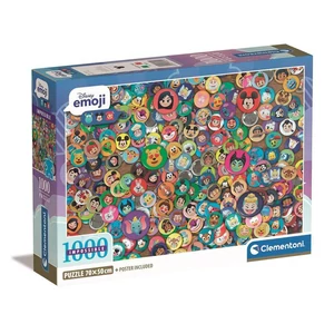 Clementoni 39829 - A lehetetlen puzzle - Disney - 1000 db-os Compact puzzle