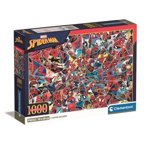 Clementoni 39916 - A lehetetlen puzzle - Spidey - 1000 db-os Compact puzzle