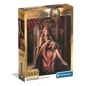 Clementoni 39959 - Anne Stokes Friends Forever - 1000 db-os Compact puzzle