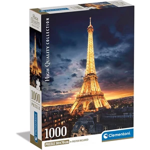 Clementoni 39703 - High Quality Collection - Eiffel-torony - 1000 db-os Compact puzzle