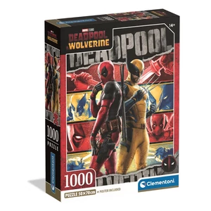 Clementoni 37050 - Marvel - Deadpool - 1000 db-os Compact puzzle