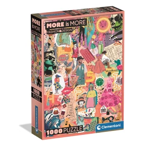Clementoni 37071 - More is More - Fashion and Design - 1000 db-os Compact puzzle