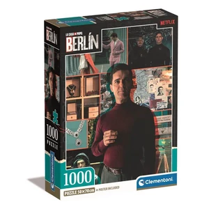 Clementoni 39849 - Netflix Berlin - 1000 db-os Compact puzzle