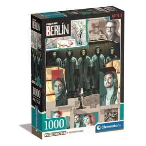 Clementoni 39848 - Netflix Berlin - A csapat - 1000 db-os Compact puzzle
