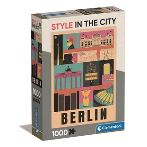 Clementoni 39845 - Style In The City - Berlin - 1000 db-os Compact puzzle