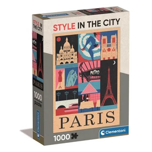 Clementoni 39843 - Style In The City - Paris - 1000 db-os Compact puzzle