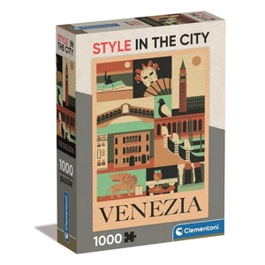 Clementoni 39846 - Style In The City - Venezia - 1000 db-os Compact puzzle