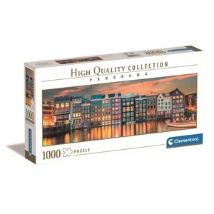 Clementoni 39838 - High Quality Collection - Panoráma puzzle - Csodálatos Amszterdam - 1000 db-os puzzle 