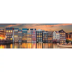Clementoni 39838 - High Quality Collection - Panoráma puzzle - Csodálatos Amszterdam - 1000 db-os puzzle 