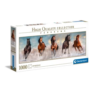 Clementoni 39607 - Panoráma puzzle - Horses - 1000 db-os puzzle