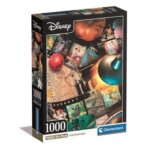Clementoni 39810 - Disney Klasszikus filmek - 1000 db-os Compact puzzle