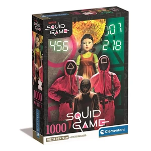 Clementoni 39859 - Squid Game - 1000 db-os Compact puzzle 