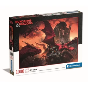 Clementoni 1000 db-os puzzle - Dungeons and Dragons - Vörös Sárkány (39733)