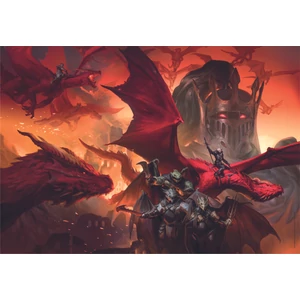 Clementoni 1000 db-os puzzle - Dungeons and Dragons - Vörös Sárkány (39733)