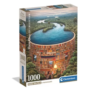 Clementoni 39949 - High Quality Collection - Bibliodame - 1000 db-os Compact puzzle