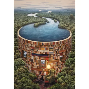 Clementoni 39949 - High Quality Collection - Bibliodame - 1000 db-os Compact puzzle