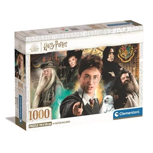 Clementoni 39787 - High Quality Collection - Harry Potter és a bölcsek köve - 1000 db-os Compact puzzle 