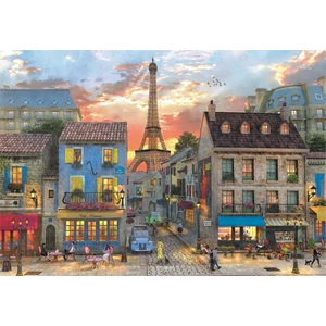 Clementoni 39983 - High Quality Collection - Streets Of Paris - 1000 db-os Compact puzzle