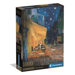 Clementoni 39969 - Museum Collection - V. Gogh Cafe Terrace - 1000 db-os Compact puzzle