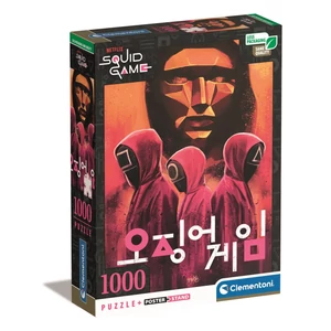 Clementoni 39715 - Squid Game - Nyerd meg az életed - 1000 db-os Compact puzzle