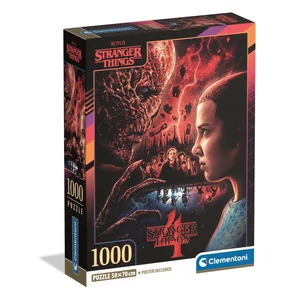 Clementoni 39981 - Stranger Things 4 - 1000 db-os Compact puzzle