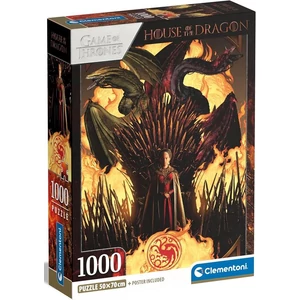 Clementoni 39904 - Game of Thrones - House of the Dragon - 1000 db-os Compact puzzle