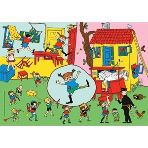 Clementoni 25713 - Pippi Longstocking - 104 db-os Színezhető kétoldalas puzzle