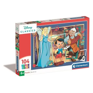 Clementoni 25756 - Disney - Pinokkio - 104 db-os puzzle - Puzzle 101-160 db