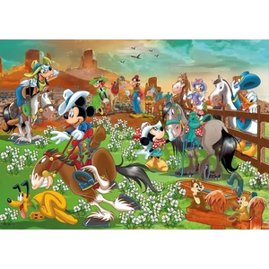 Clementoni 104 db-os Szuper Színes Maxi puzzle - Mickey egér és barátai (23759)