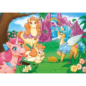 Clementoni 20179 - Fantázia világ - 104 db-os Szuper színes puzzle Ékkövekkel