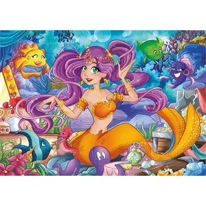 Clementoni 20178 - Sellő - 104 db-os Szuper színes puzzle Ékkövekkel