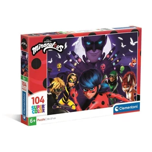 Clementoni 25765 - Miraculous Katicabogár - 104 db-os Szuper színes puzzle