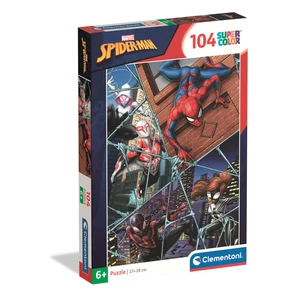 Clementoni 25043 - Pókember - 104 db-os  Szuper színes puzzle