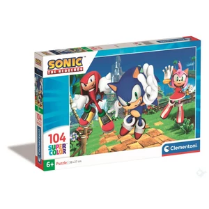 Clementoni 27256 - Sonic 2. - 104 db-os Szuper Színes  puzzle