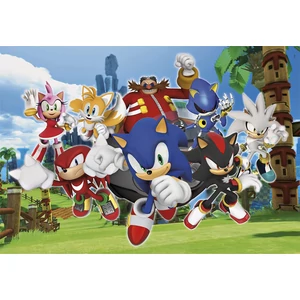 Clementoni 104 db-os Szuper Színes  puzzle - Sonic (27159)