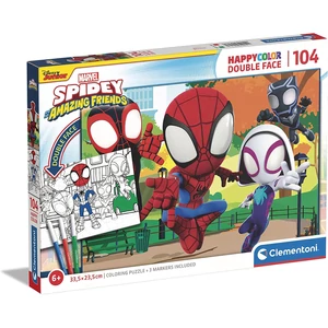 Clementoni 104 db-os Szuper Színes  puzzle - Marvel Pókember (25727) 