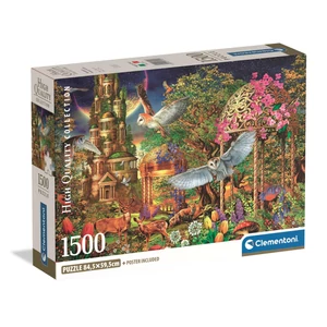 Clementoni 31741 - High Quality Collection - Woodland Fantasy Garden - 1500 db-os Compact puzzle