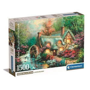 Clementoni 31711 - High Quality Collection - Erdei faház - 1500 db-os Compact puzzle