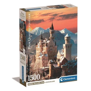 Clementoni 31716 - Neuschwastein - 1500 db-os Compact puzzle 