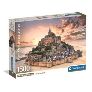 Clementoni 31730 - High Quality Collection - The Mont Saint-Michel Risin - 1500 db-os puzzle