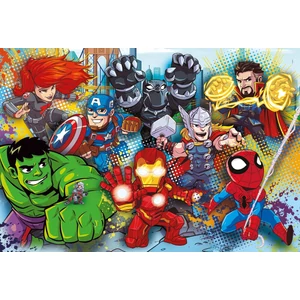 Clementoni 22703 - Marvel - Super Hero Adventures - többféle - 30 db-os Szuper színes maxi puzzle