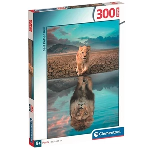 Clementoni 21719 - A kölyökoroszlán tükörképe - 300 db-os puzzle