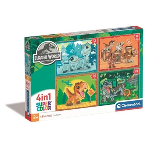 Clementoni 21521 - Jurassic World -  4 az 1-ben puzzle (20,60,100,180 db-os)