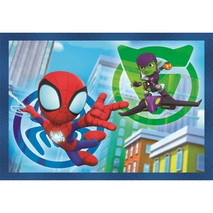 Clementoni 21528 - Spidey és barátai -  4 az 1-ben puzzle (20,60,100,180 db-os)